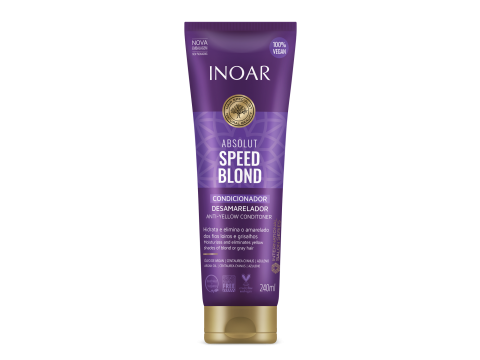 Inoar Speed Blond Pilkinantis, spalvą koreguojantis kondicionierius 240ml